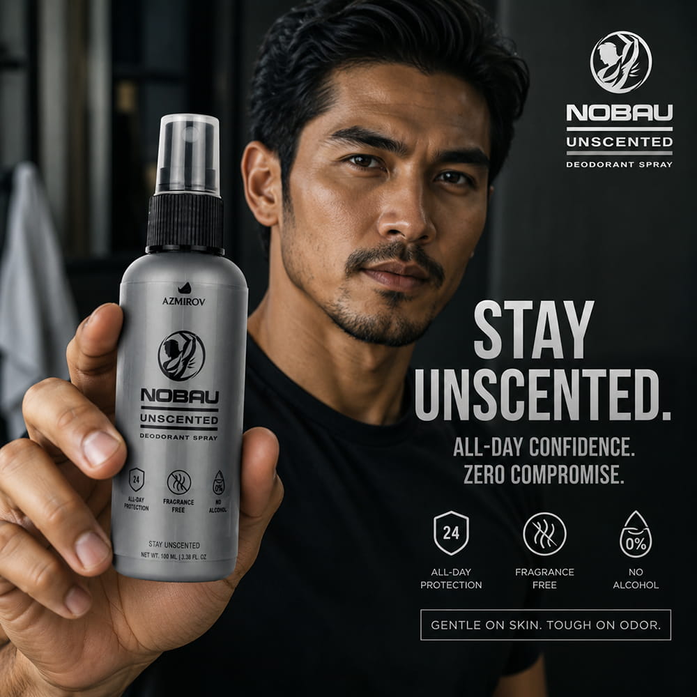 NOBAU Unscented Deodorant Spray 100ml