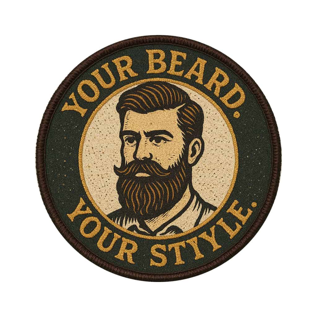 Iron-on patch Your beard, your style